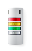 HD Colonne di segnalazione compatte 24 V AC/DC rosso-giallo-verde-chiaro, grigio (RAL 7035)