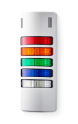 HD Colonne di segnalazione compatte 24 V AC/DC rosso-arancione-verde-blu-chiaro, grigio (RAL 7035)