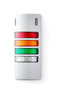 HD Colonne di segnalazione compatte 24 V AC/DC rosso-arancione-verde-chiaro, grigio (RAL 7035)