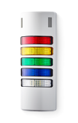 HD Colonne di segnalazione compatte 24 V AC/DC rosso-giallo-verde-blu-chiaro, grigio (RAL 7035)