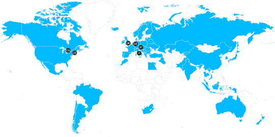 Mappa con rappresentanze