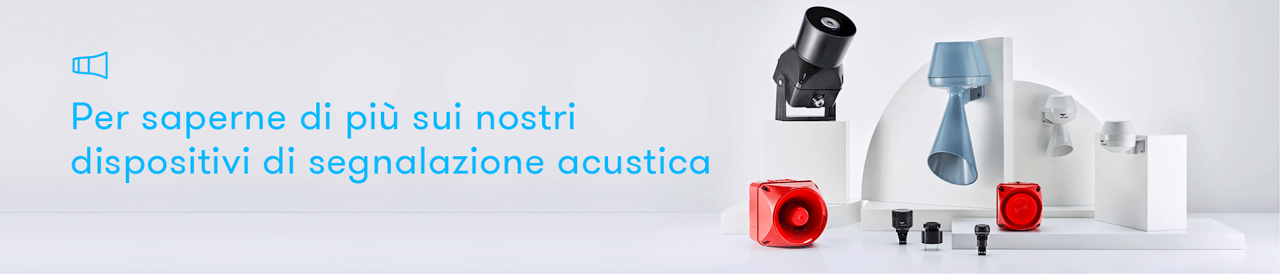 Dispositivi di segnalazione acustica per banner