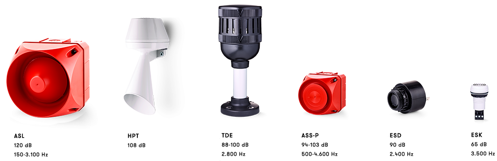 Audible signaling devices from Auer Signal