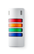 HD Colonnes de signalisation compactes 24 V AC/DC rouge-orange-vert-bleu, gris (RAL 7035)