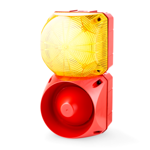 ASL+QDL Multi-tone alarm sounder and LED steady/flashing beacon