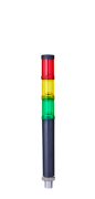 C30 compact Signal tower Ø 30mm 24 V AC/DC red/yellow/green, black (RAL 9005)