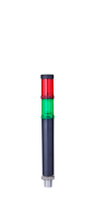 C30 Columnas de señalización compactas Ø 30mm 24 V AC/DC rojo-verde, negro (RAL 9005) o gris (RAL 7035)