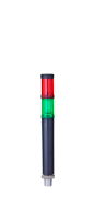 C30 compact Signal tower Ø 30mm 24 V AC/DC red/green, black (RAL 9005)