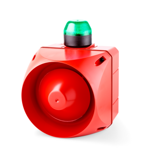 ACL Multi-tone alarm sounder with LED strobe light indicator