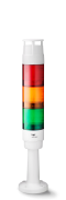 CT5 Colonna di segnalazione modulare Ø 50mm 24 V DC rosso-arancione-verde, bianco