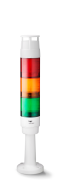 CT5 Columna de señalización modular Ø 50mm 24 V DC rojo-naranja-verde, blanco