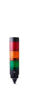 CT5 modular Signal tower Ø 50mm 24 V DC red/amber/green, black
