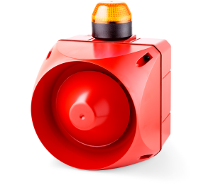 ADL Multi-tone alarm sounder with LED steady/flashing light indicator