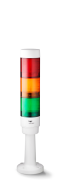 CT5 Columna de señalización modular Ø 50mm 24 V DC rojo-naranja-verde, blanco