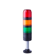 PC7 Columna de señalización modular Ø 70mm 24 V AC/DC rojo-naranja-verde, negro