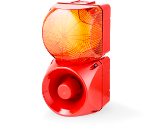ASM+QBM Multi-tone alarm sounder and LED multi strobe beacon