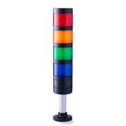 Modul-Perfect 70 Columna de señalización modular Ø 70mm 24 V AC/DC rojo-naranja-verde-azul, negro