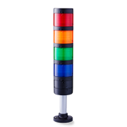 PC7 Columna de señalización modular Ø 70mm 24 V AC/DC rojo-naranja-verde-azul, negro