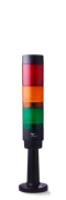 CT5 Columna de señalización modular Ø 50mm 24 V DC rojo-naranja-verde, negro