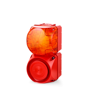 ASS-P+QDS Multi-tone alarm sounder and LED steady/flashing beacon