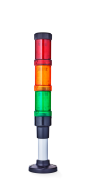 ECO40 Columna de señalización modular  Ø 40mm 24 V AC/DC rojo-naranja-verde, negro