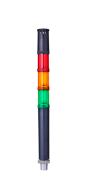 C30 compact Signal tower Ø 30mm 24 V AC/DC red/amber/green, black (RAL 9005)