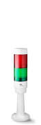 CT5 Columna de señalización modular Ø 50mm 24 V DC rojo-verde, blanco