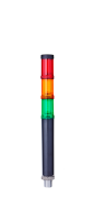 C30 Colonne di segnalazione compatte Ø 30mm 24 V AC/DC rosso-arancione-verde, nero (RAL 9005) oppure grigio (RAL 7035)