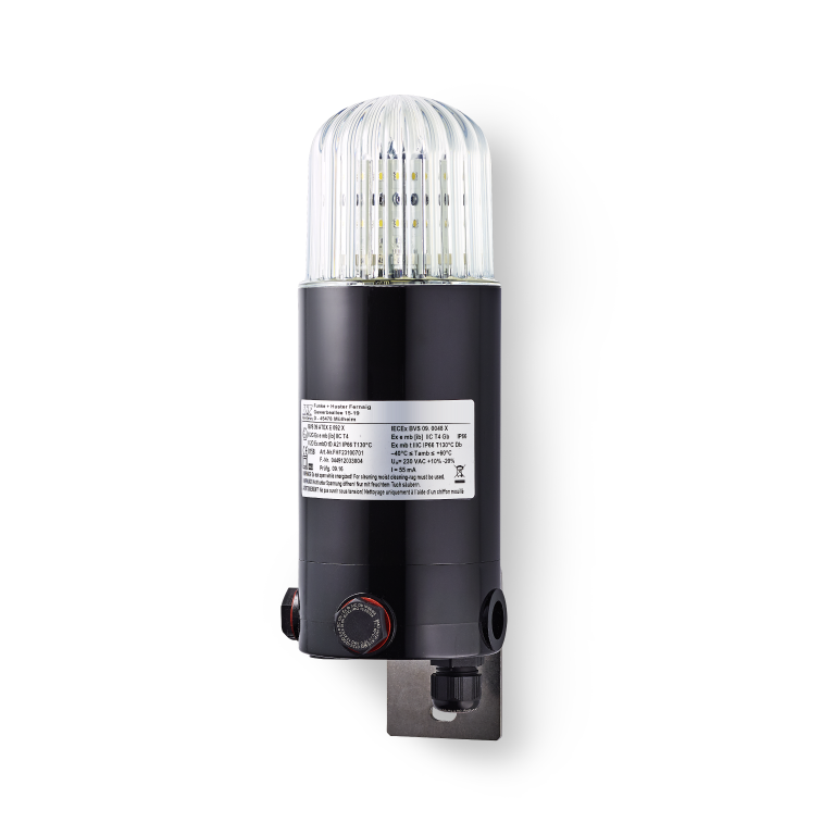 Auer Signal 335212313, Ex-geschützte LED Signalleuchte 230V ROT 4 Funkt.  Zone 1-2 / 21-22